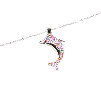 Rainbow Dolphin, necklace JOHR20