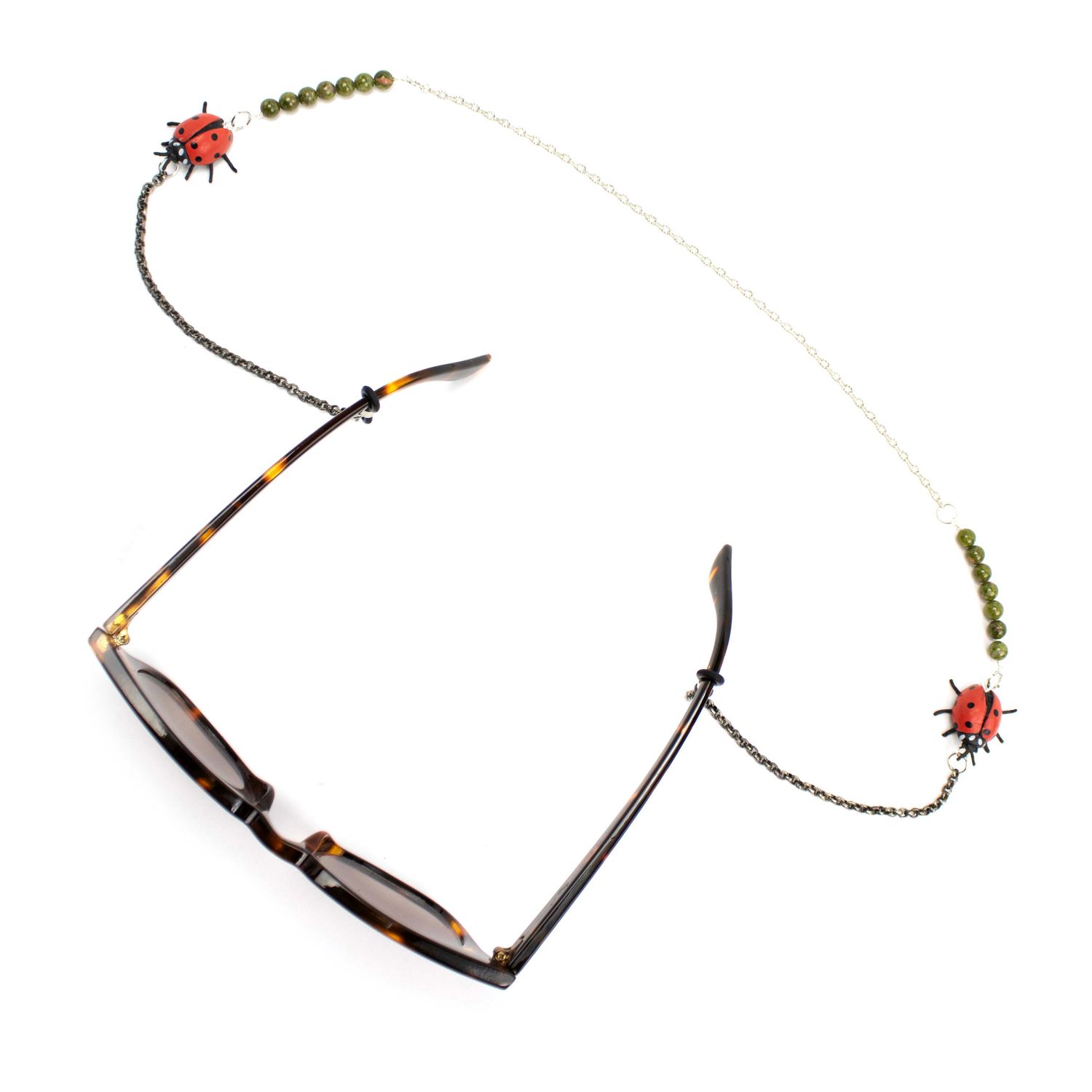 A Lady's Bugs, eyeglass chain KUDM274