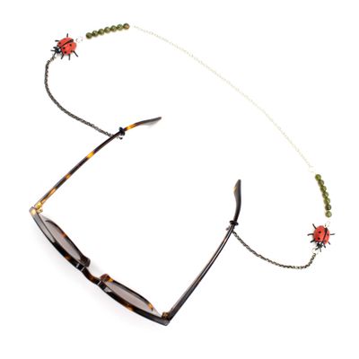 A Lady's Bugs, eyeglass chain KUDM274