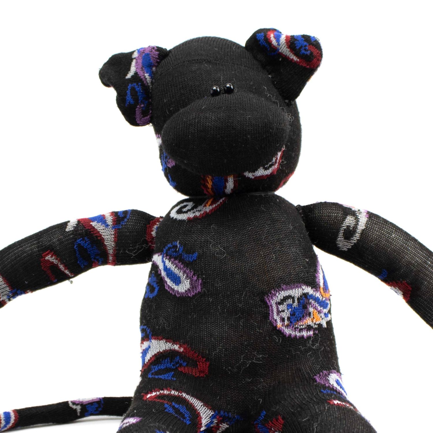 Black Paisley, sock monkey GOLE170