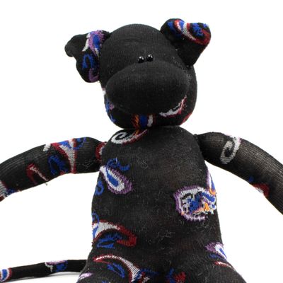Black Paisley, sock monkey GOLE170