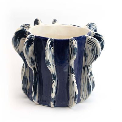 Blue Vessel, ceramic ROHG084