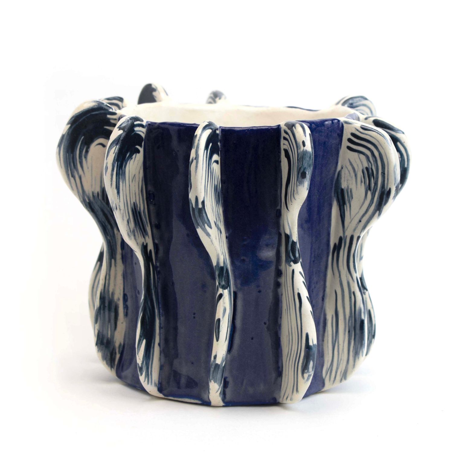 Blue Vessel, ceramic ROHG084