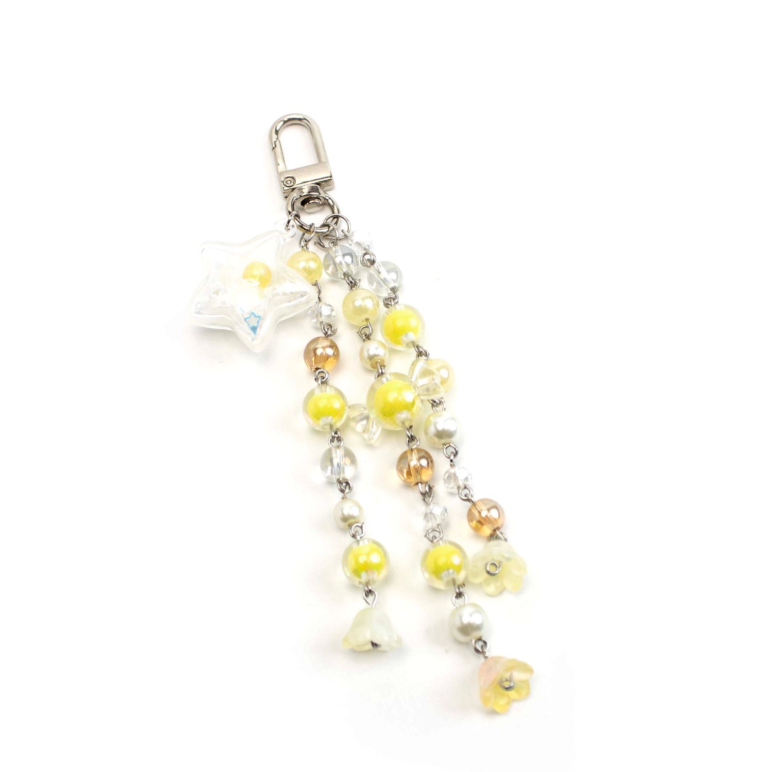Yellow Star Shaker, keychain MALC09