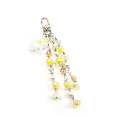 Yellow Star Shaker, keychain MALC09