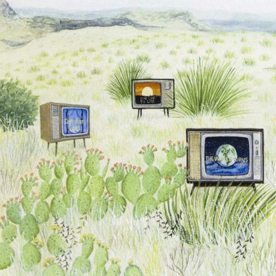 Soap Operas (TVs in cactus), pocket print SUNH103