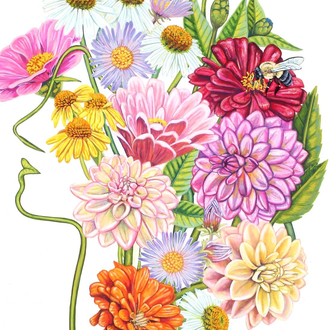 Garden Spirit, medium print PERM026