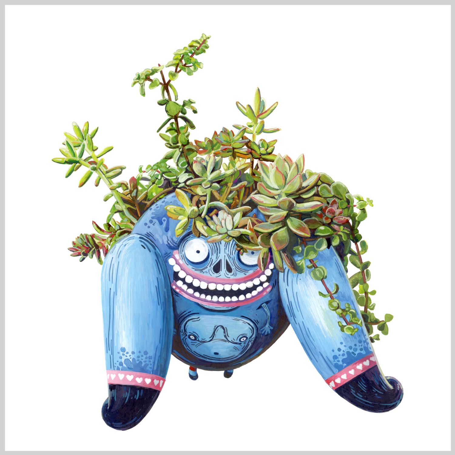Succulent Monster, medium print PERM020