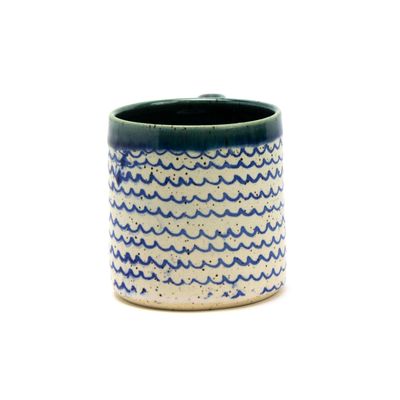 Sea Waves Mug, ceramic BICE206
