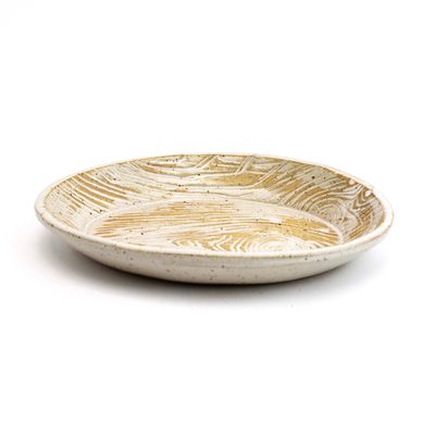 Woodgrain Dish, ceramic BICE211