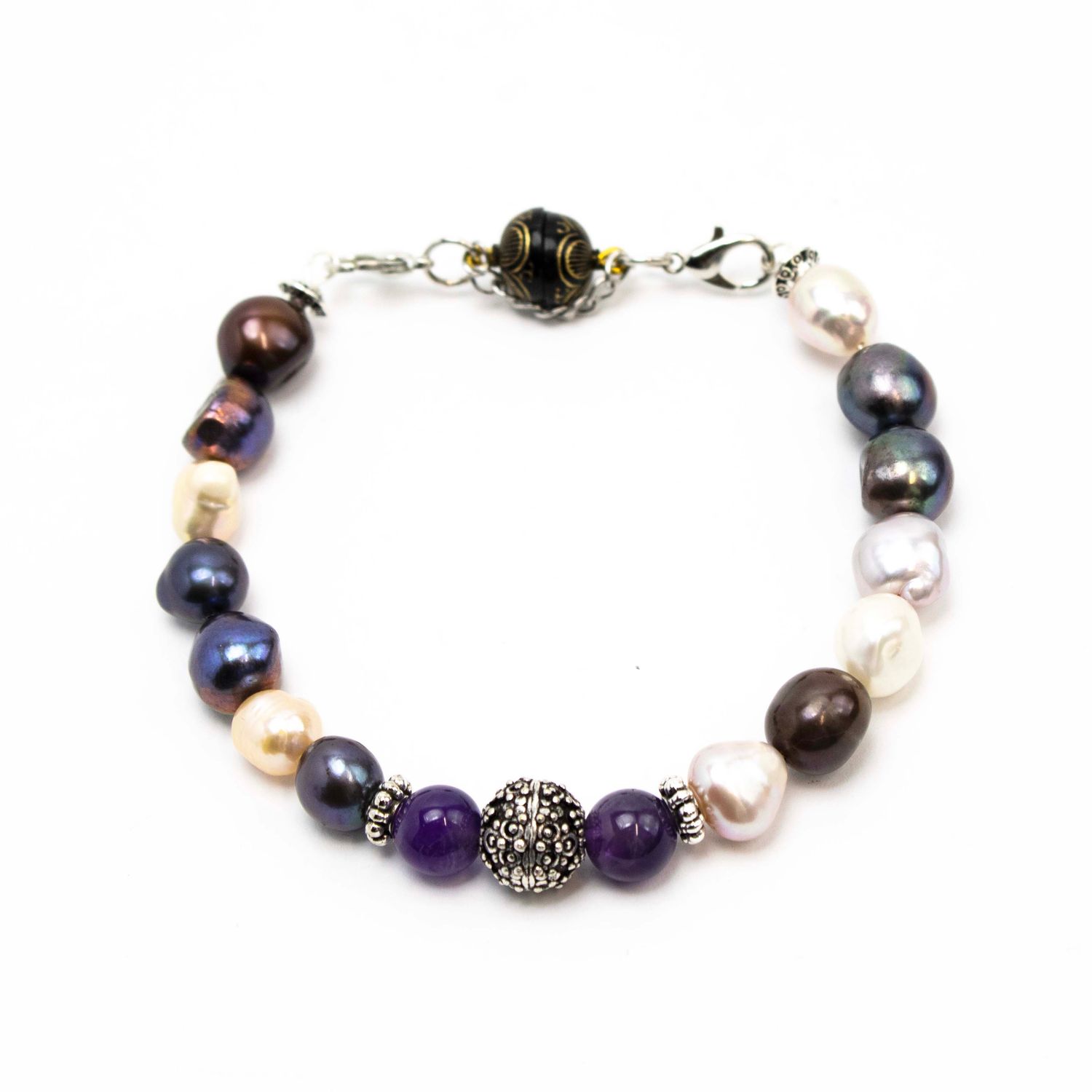 Pearls &amp; Silver, bracelet JOHS01