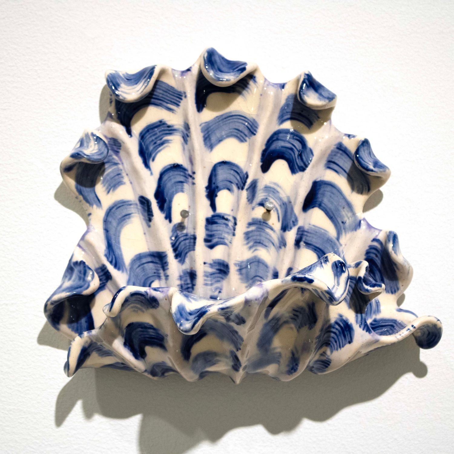 Royal Blue Wall Pocket, ceramic ROHG144