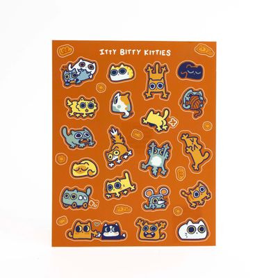 Itty Bitty Kitties, sticker sheet EPPC51