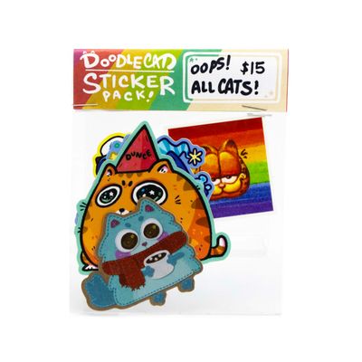 Ooops All Cats, sticker pack EPPC55