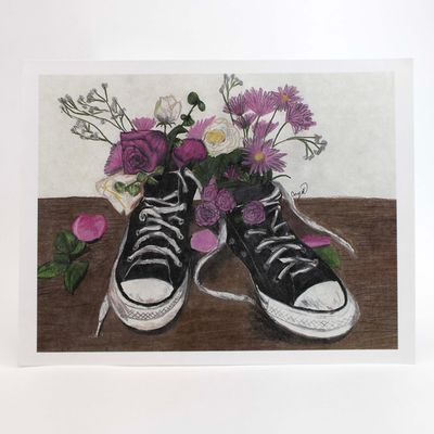 Floral Sneakers, print FEST06