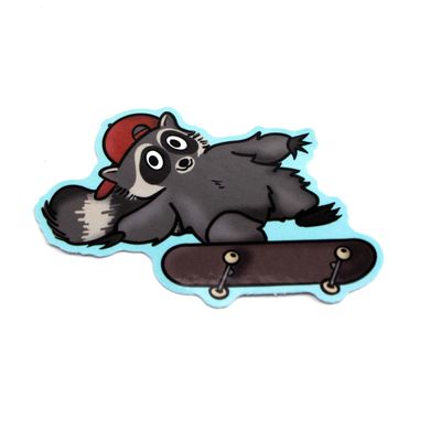 Cool Raccoon, sticker FEST03