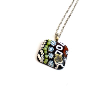 Glass With Frog, necklace RILM150