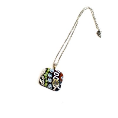 Glass With Frog, necklace RILM150