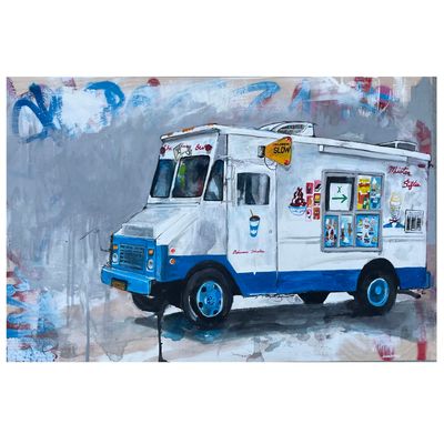 i Scream, acrylic on panel WHIC08