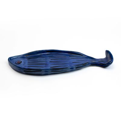 Fish Platter: Royal and Navy, ceramic ROHG141
