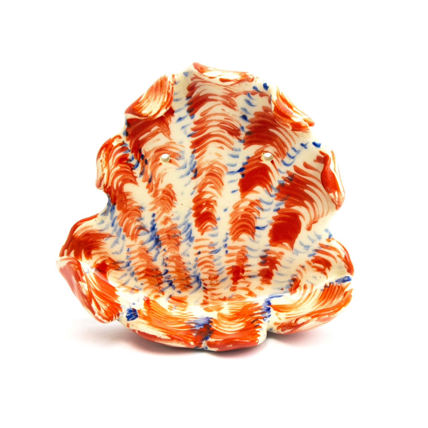 Small Wall Pocket: Orange, ceramic ROHG 131