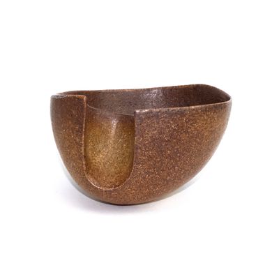 Scoop Vessel, soda fired ceramic LISW34