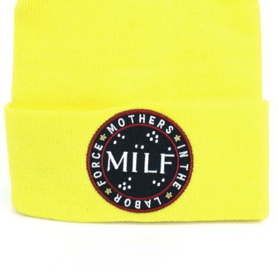 MILF (mothers in the labor force), yellow beanie KORA16