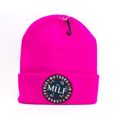 MILF (mothers in the labor force), pink beanie KORA17