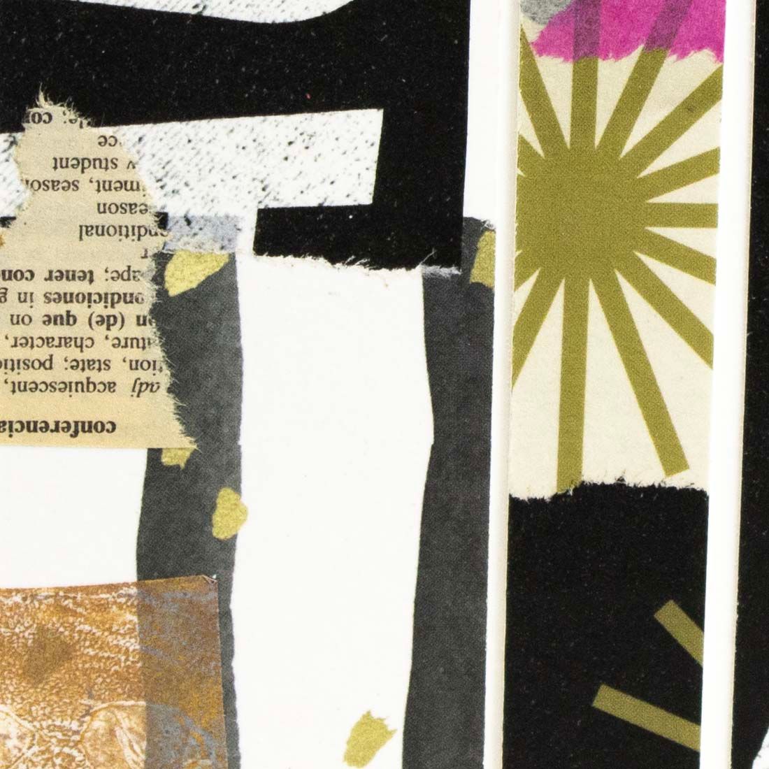 Kind Thoughts, mixed media card AROS072