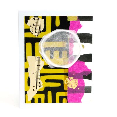 Speak Freely, mixed media card AROS086