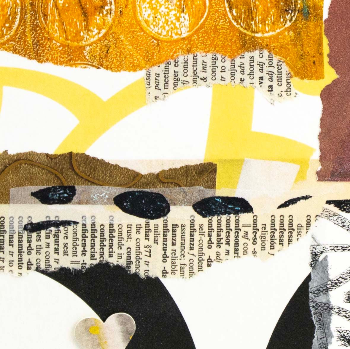 Feeling Lucky, mixed media card AROS074