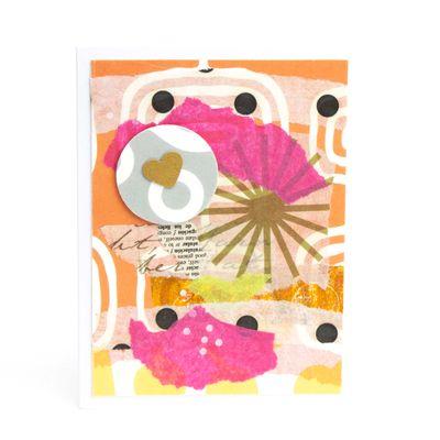 Summer Citrus, mixed media card AROS075