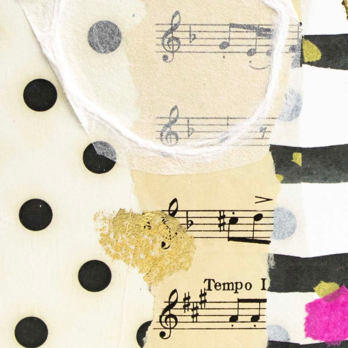 Gold Standard, mixed media card AROS089
