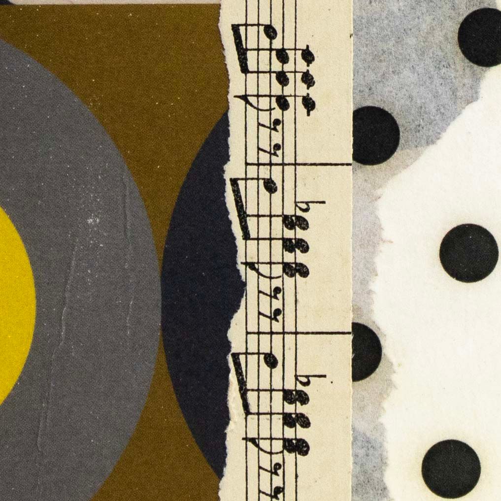 Happy Birthday Dots, mixed media card AROS076
