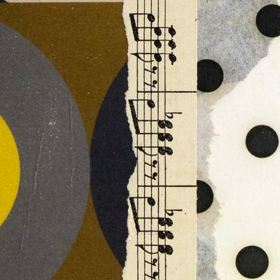 Happy Birthday Dots, mixed media card AROS076