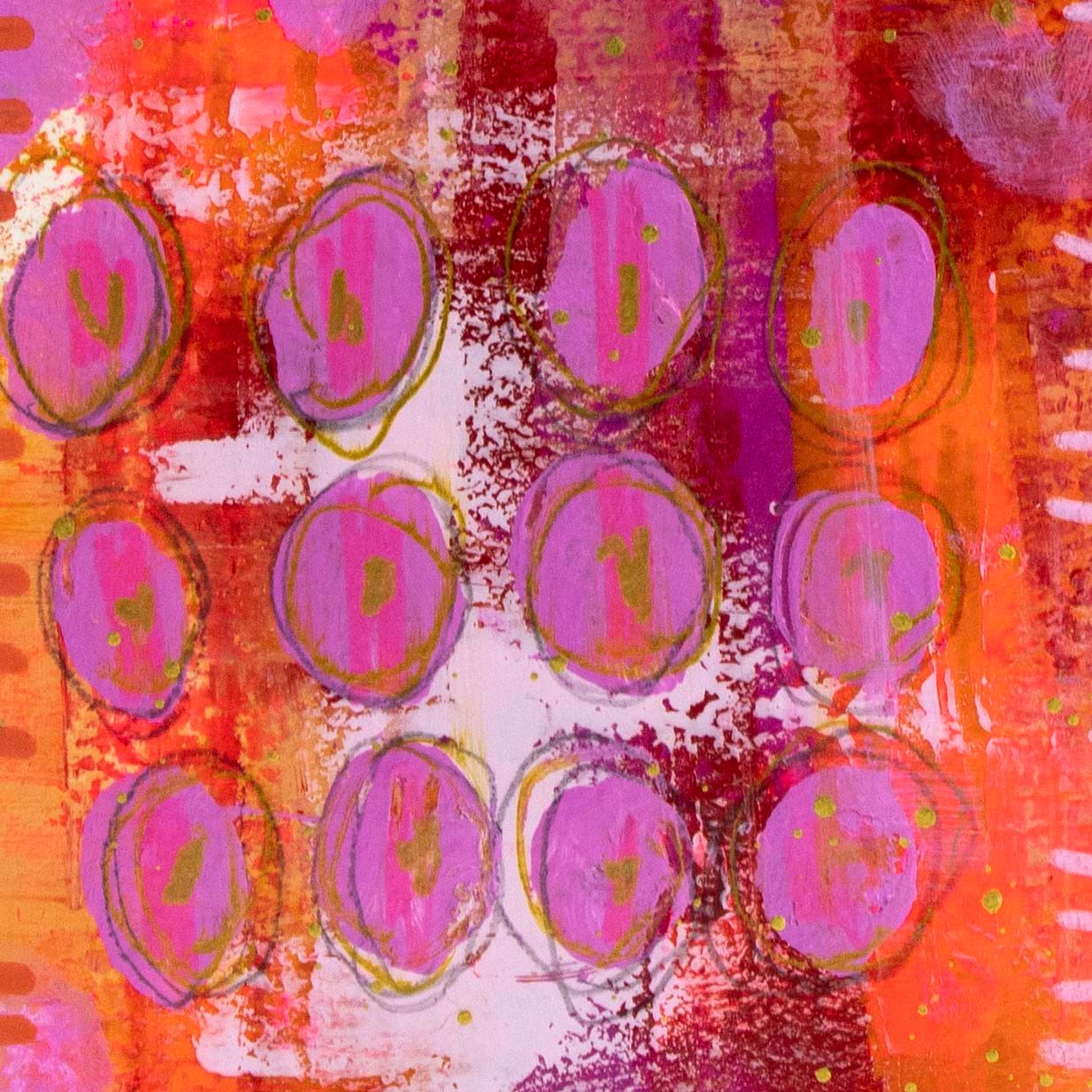 You say It's Your Birthday, mixed media card AROS081