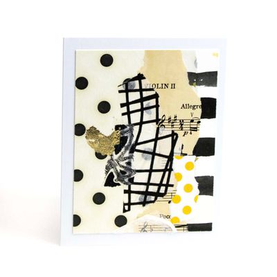 Open Space, mixed media card AROS085
