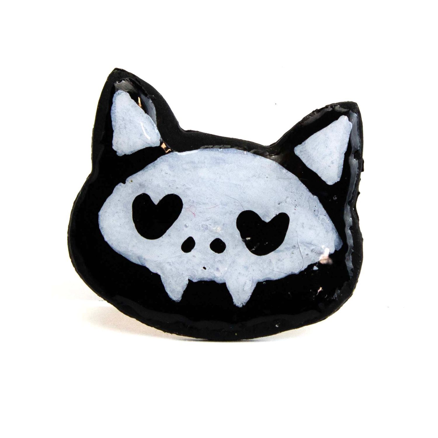 Black Skull Cat, pin LAPR773