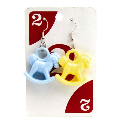 Rockinghorse Blue &amp; Yellow, earrings LAPR809