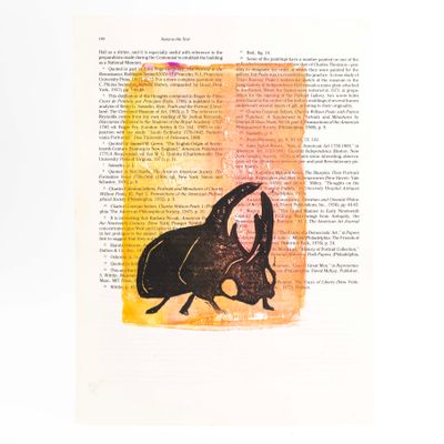 Beetle Sunset, woodblock print LAPR756