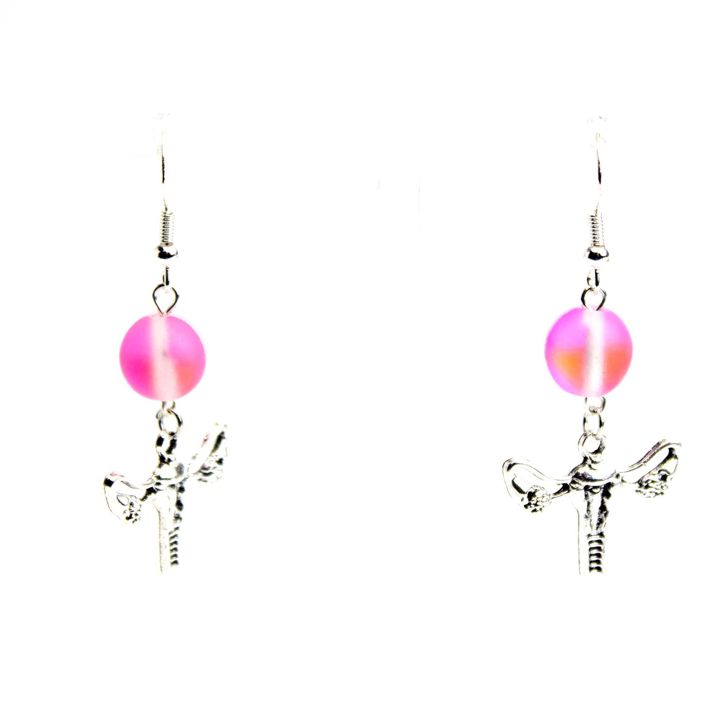 Pink Uterus, earrings LAPR815