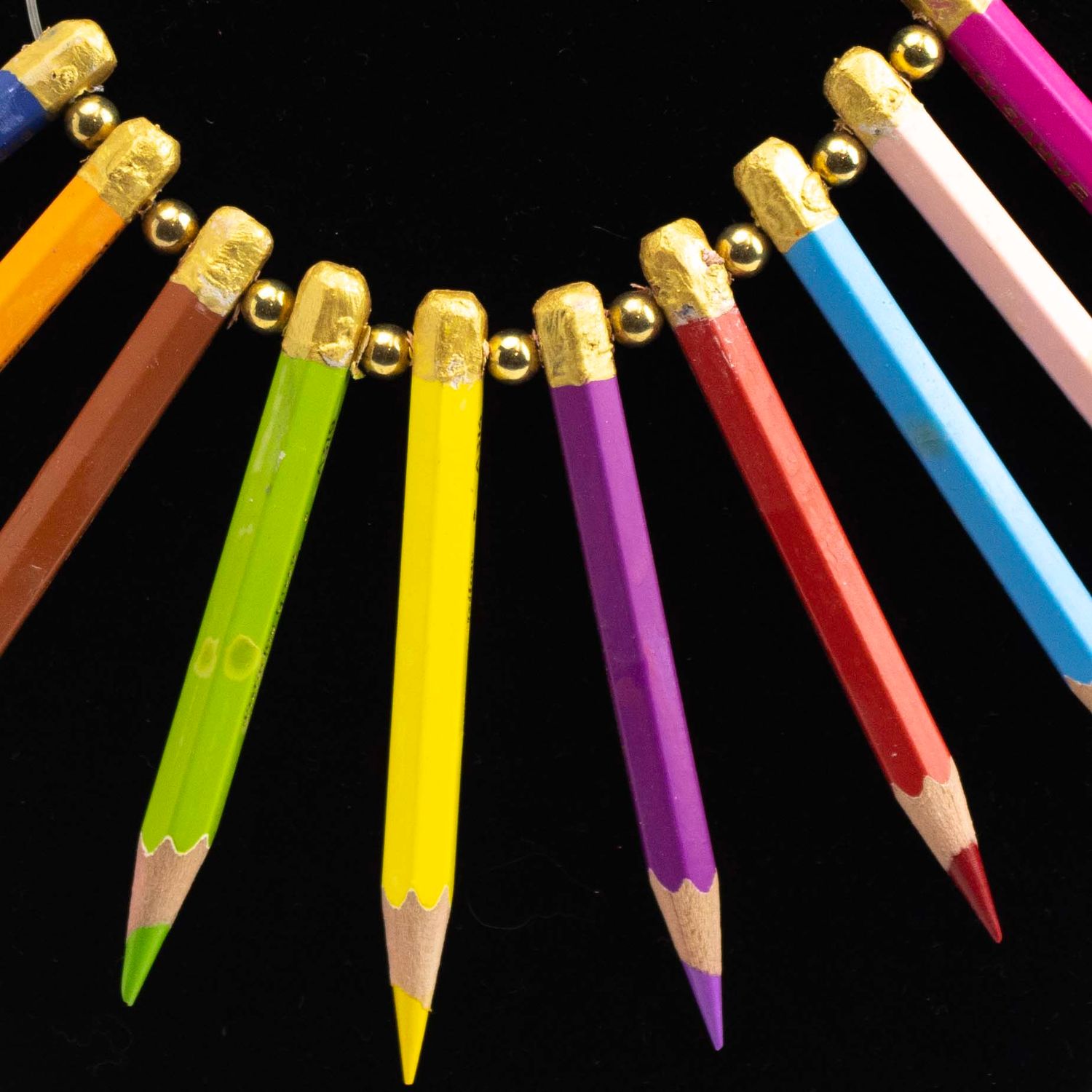 Colored Pencils Strung Together, necklace DHOJ065