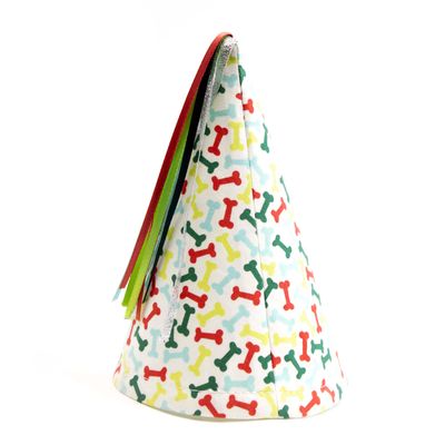 Dog Bones, medum party hat BOHJ194