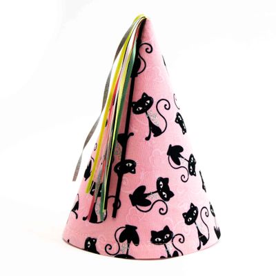 Chic Black Cats, party hat BOHJ198