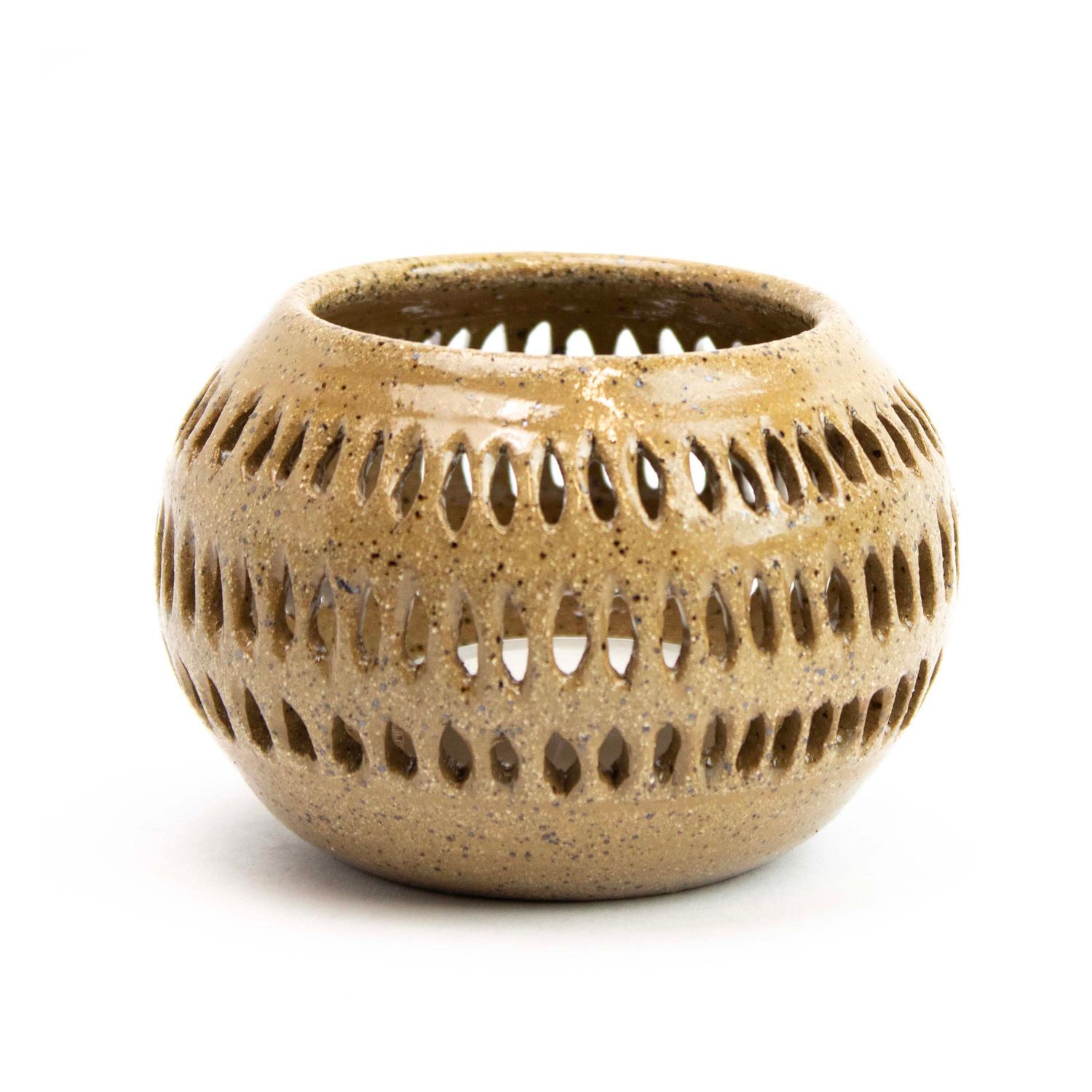 Small Carved Lantern, ceramic STIL03