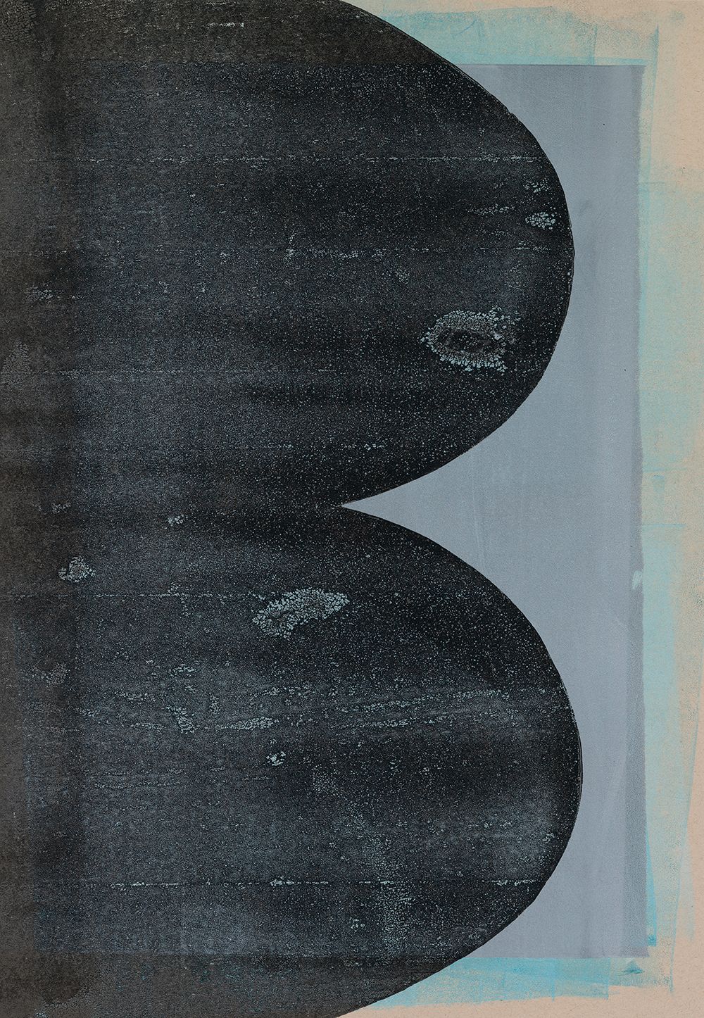 margin, letterpress print BONE133