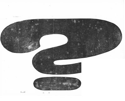 whut??, letterpress print BONE125
