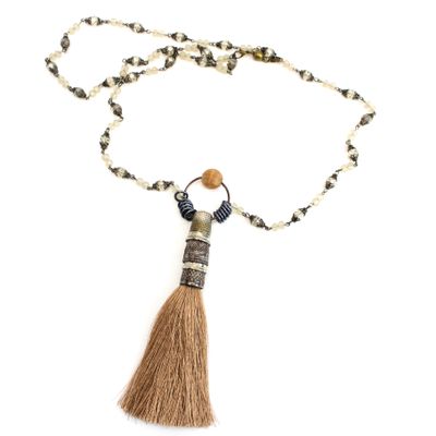 Parisian Thimbles with Tassel, necklace HILM144
