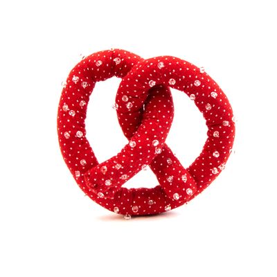 Cherry Dot, soft sculpture pretzel HIRC402