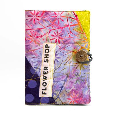 Flower Shop, quilt covered journal HIRC414